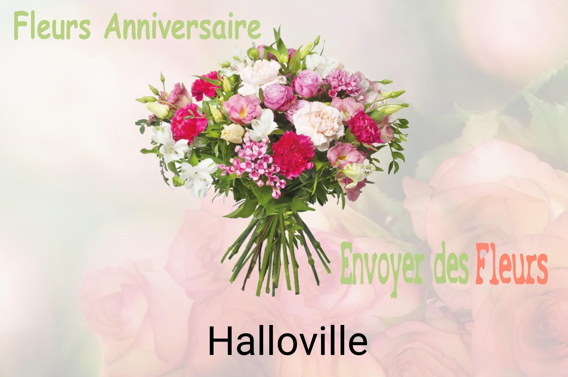 Bouquet de fleurs d’anniversaire livré à Halloville